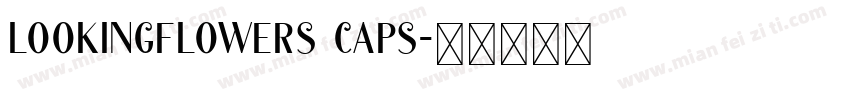 lookingflowers caps字体转换